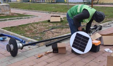 Siirt’te parklar güneş enerjisiyle aydınlanacak