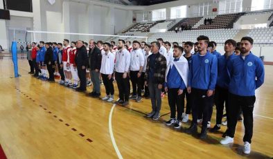 Üniversiteler Voleybol 1. Lig Grup Birinciliği müsabakaları Elazığ’da başladı