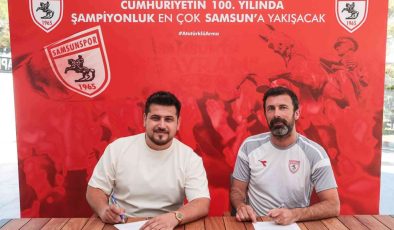Samsunspor, teknik ekibine yeni transfer