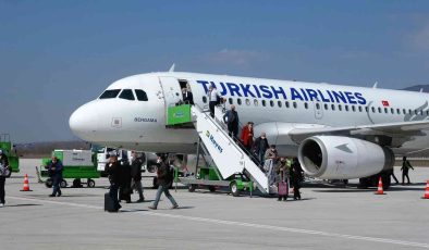 Yeni Tokat Havalimanı son bir ayda 8 bin 834 yolcu ağırladı