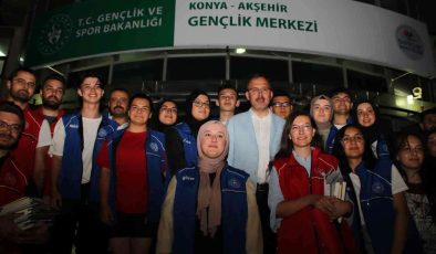Bakan Kasapoğlu Akşehir’de incelemelerde bulundu