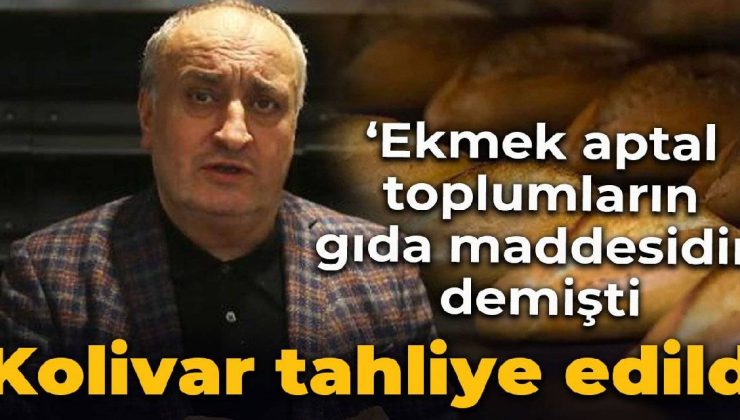 Ekmek üreticileri Sendikası Başkanı Cihan Kolivar hakkında tahliye kararı